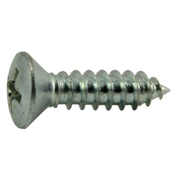 Midwest Fastener Sheet Metal Screw, #10 x 3/4 in, Zinc Plated Steel Oval Head Phillips Drive, 25 PK 67733 - main
